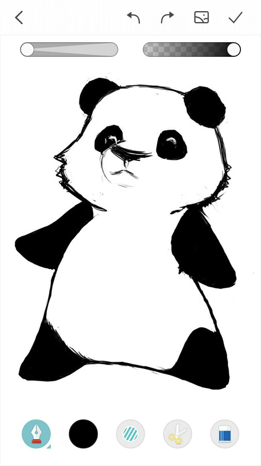 Картинки панды для срисовки