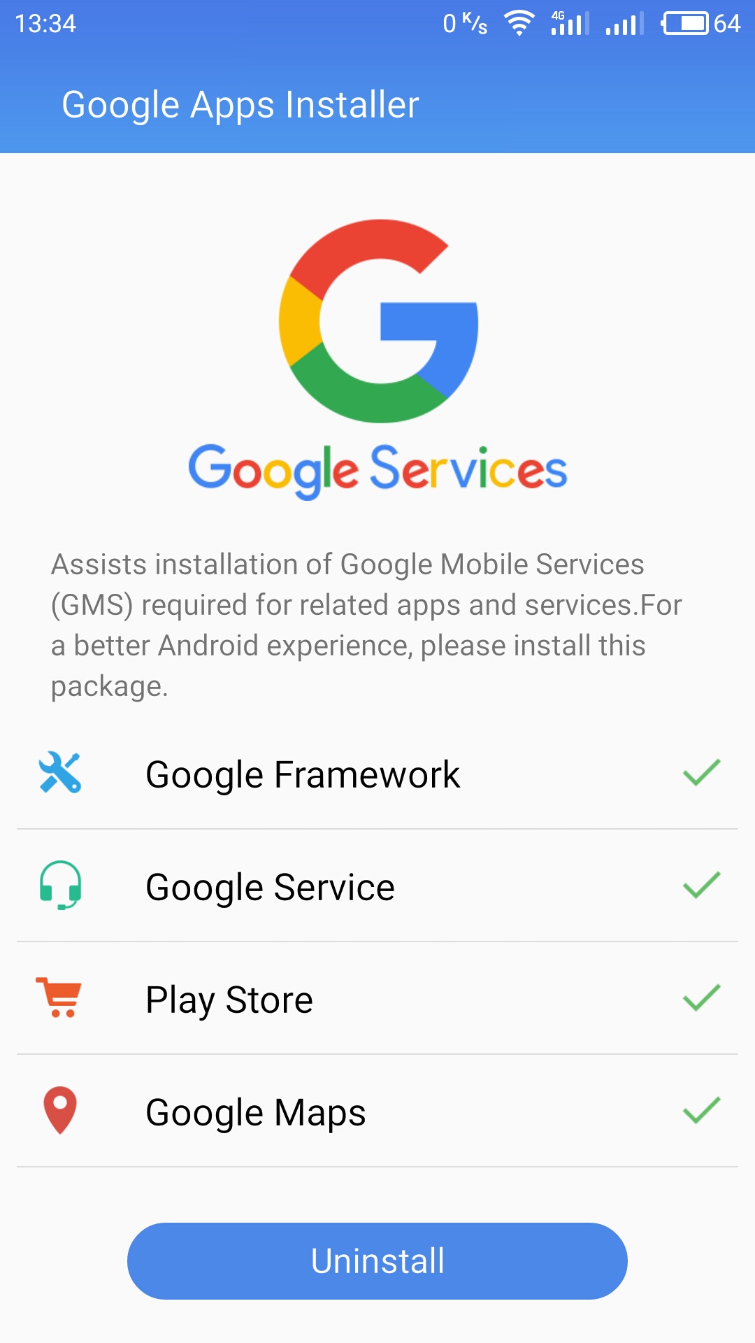 install google maps apk