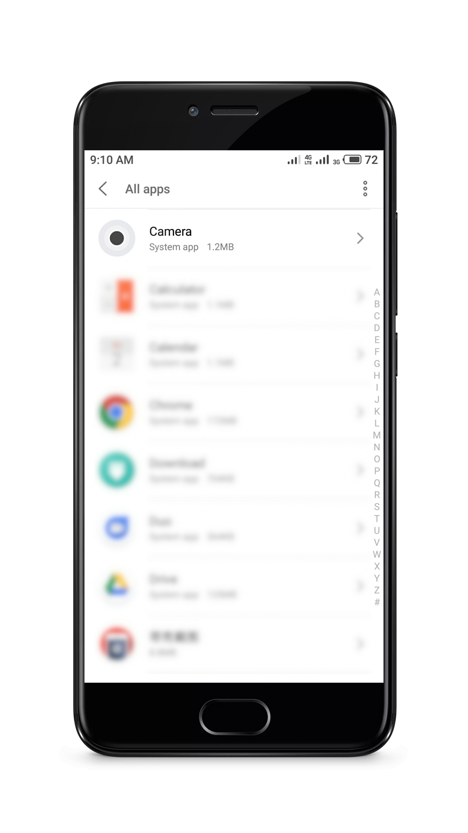 phone locate application Meizu 15