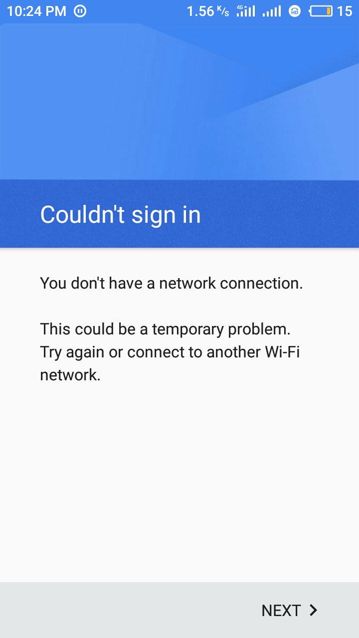 It shows connect to internet but i'm already connected to the internet connection..plzz help me